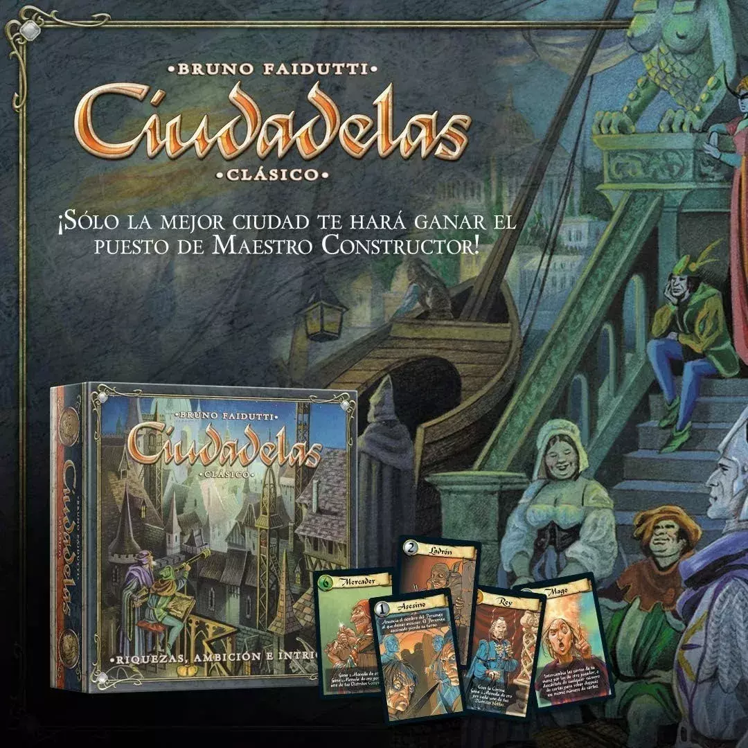 Juego Ciudadelas Clasico - Juego de Mesa - Español / Diverti-4