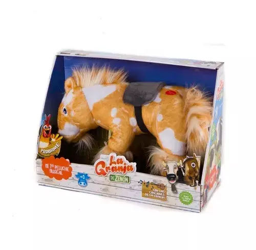 Caballo Percherón - Peluche Original - La Granja de Zenón-0