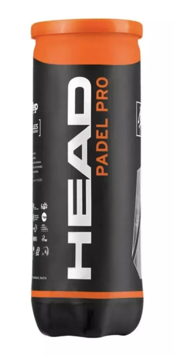 Pelotas Head Padel Pro - Tarro Con 3 Pelotas-0