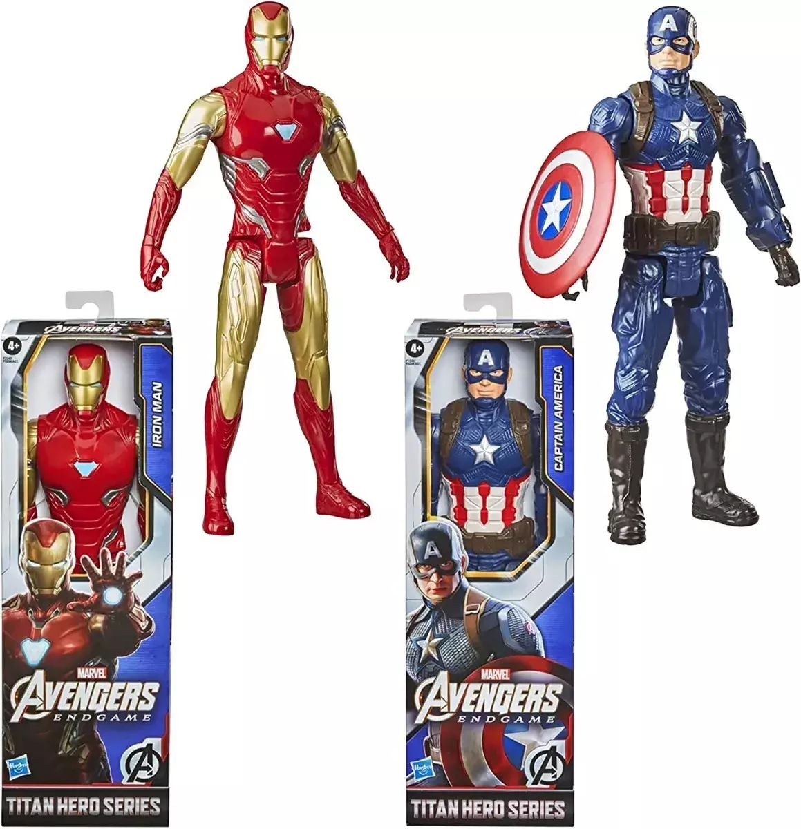 Pack 2 Figuras Capitan America Y Iron Man Avengers-0