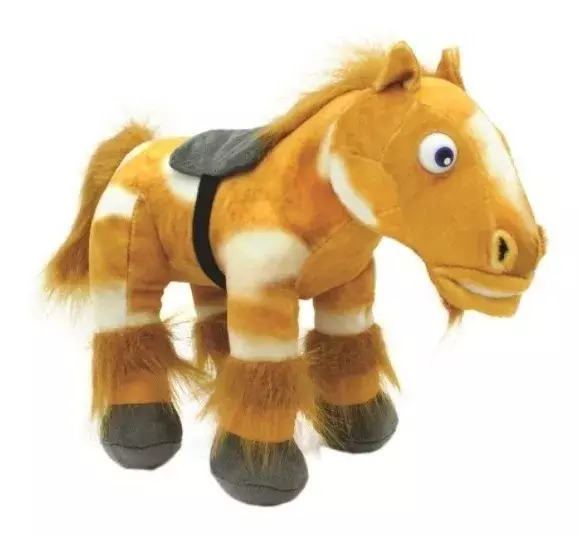 Peluche Caballo Percherón Granja De Zenón 33x27cm-1