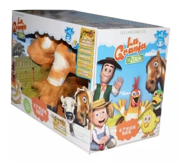 Peluche Caballo Percherón Granja De Zenón 33x27cm-2