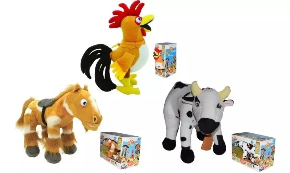Peluche Caballo Percherón Granja De Zenón 33x27cm-3