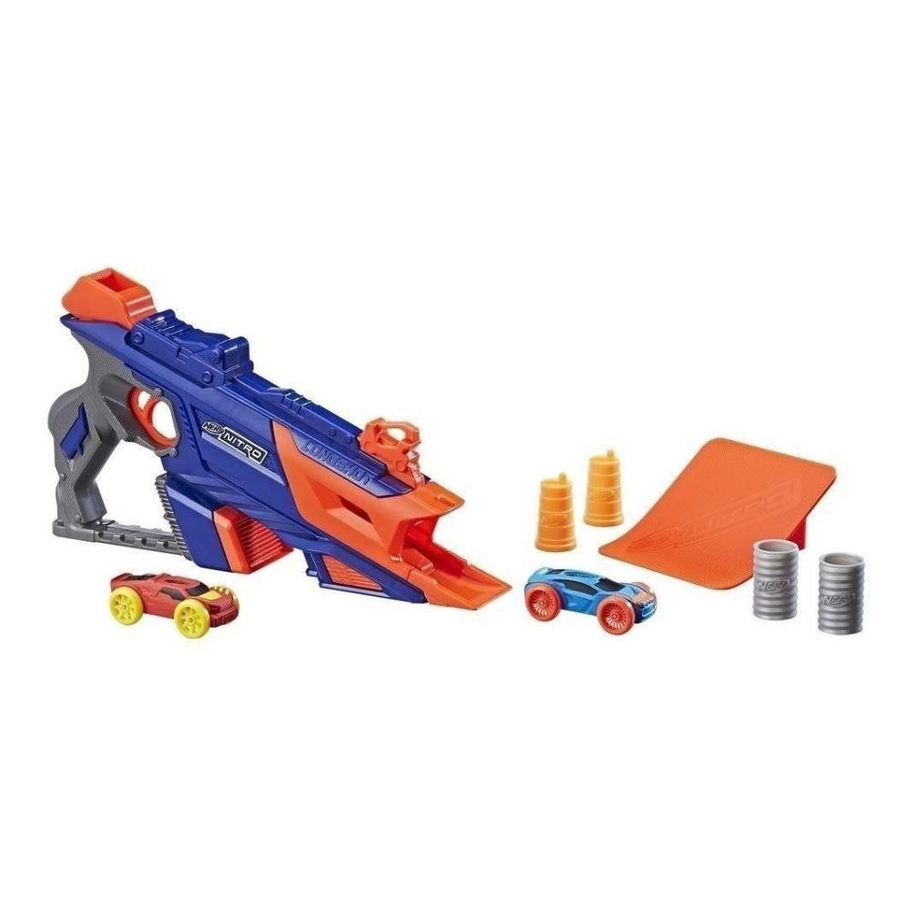 Nerf Nitro Longshot Smash Autos Lanzador + 2 Autos-1