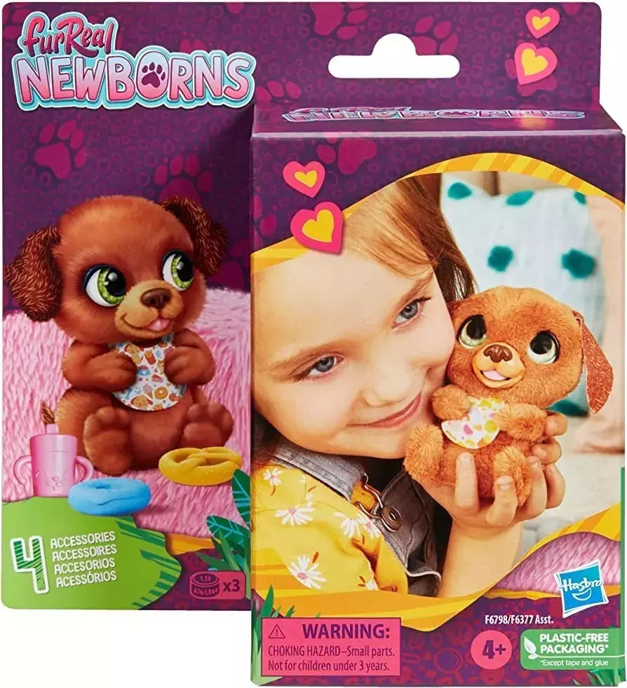 Peluche Furreal Newborns Interactivo - Perrito-3