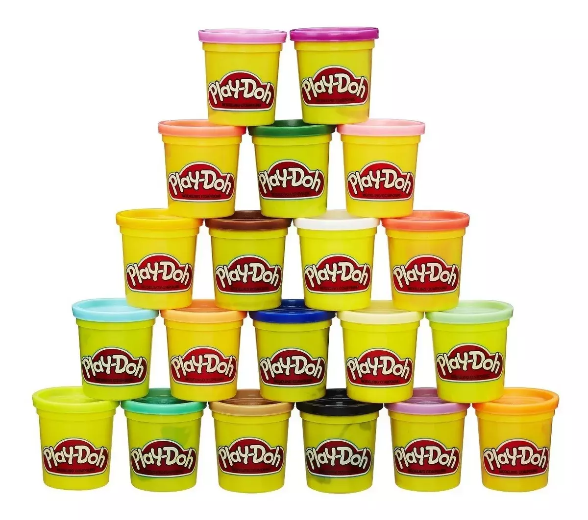 Play Doh Pack 20 Colores Potes-1