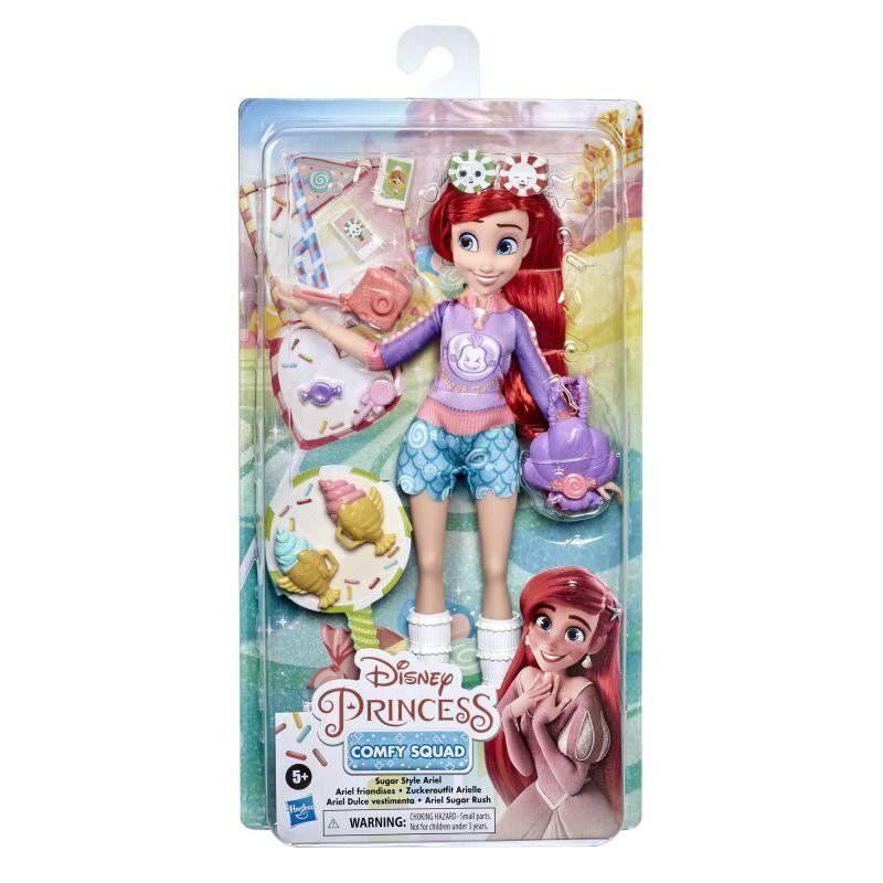Muñeca Disney Comfy Squad - Ariel La Sirenita - Dulce Vestimenta-0