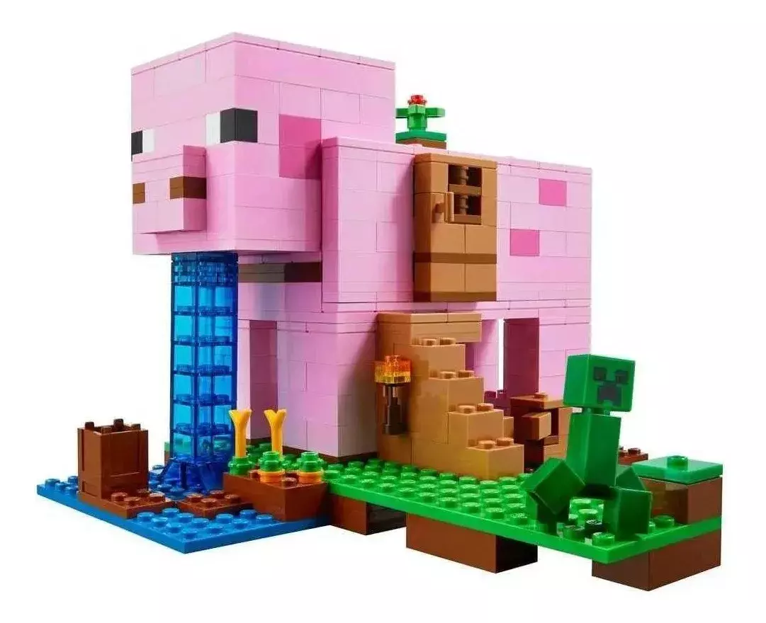 Lego 21170 Minecraft La Casa Cerdo 490 Piezas -3