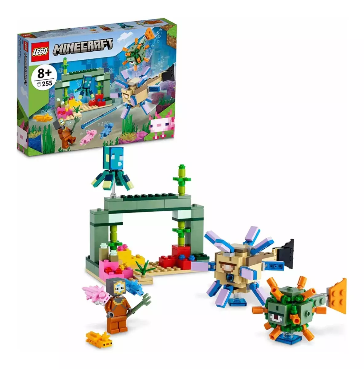 Lego Minecraft - La Batalla Contra El Guardián 255 Piezas-3