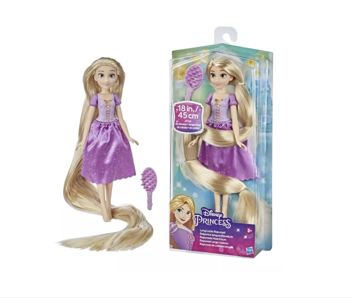 Rapunzel Pelo Largo Y Accesorio - Disney Princesas-0