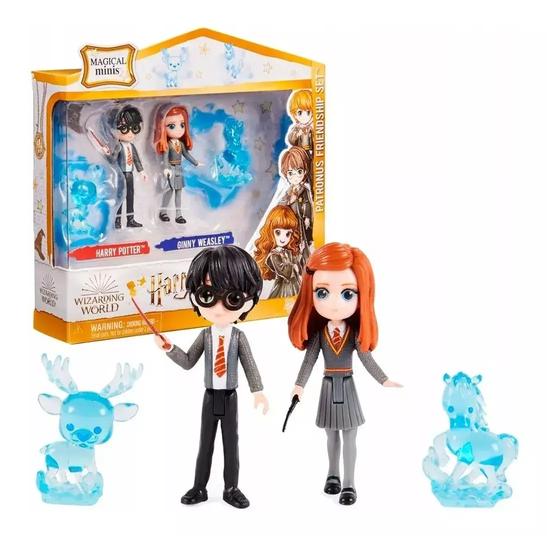 Pack 2 Figuras - Harry Potter Y Ginny Y Patronus-2