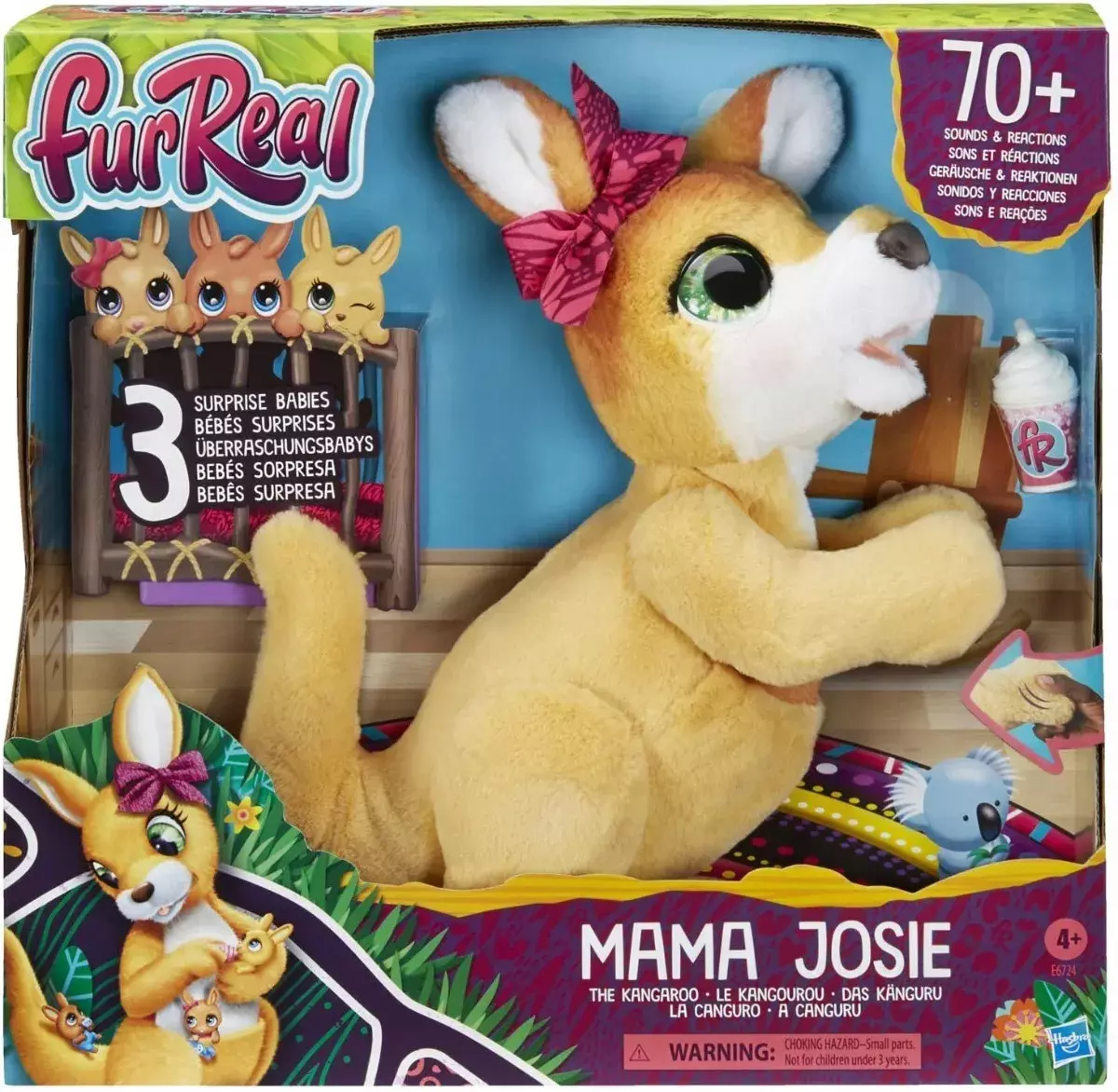 Furreal Mamá Josie La Canguro Mascota Interactiva Kanguro-0