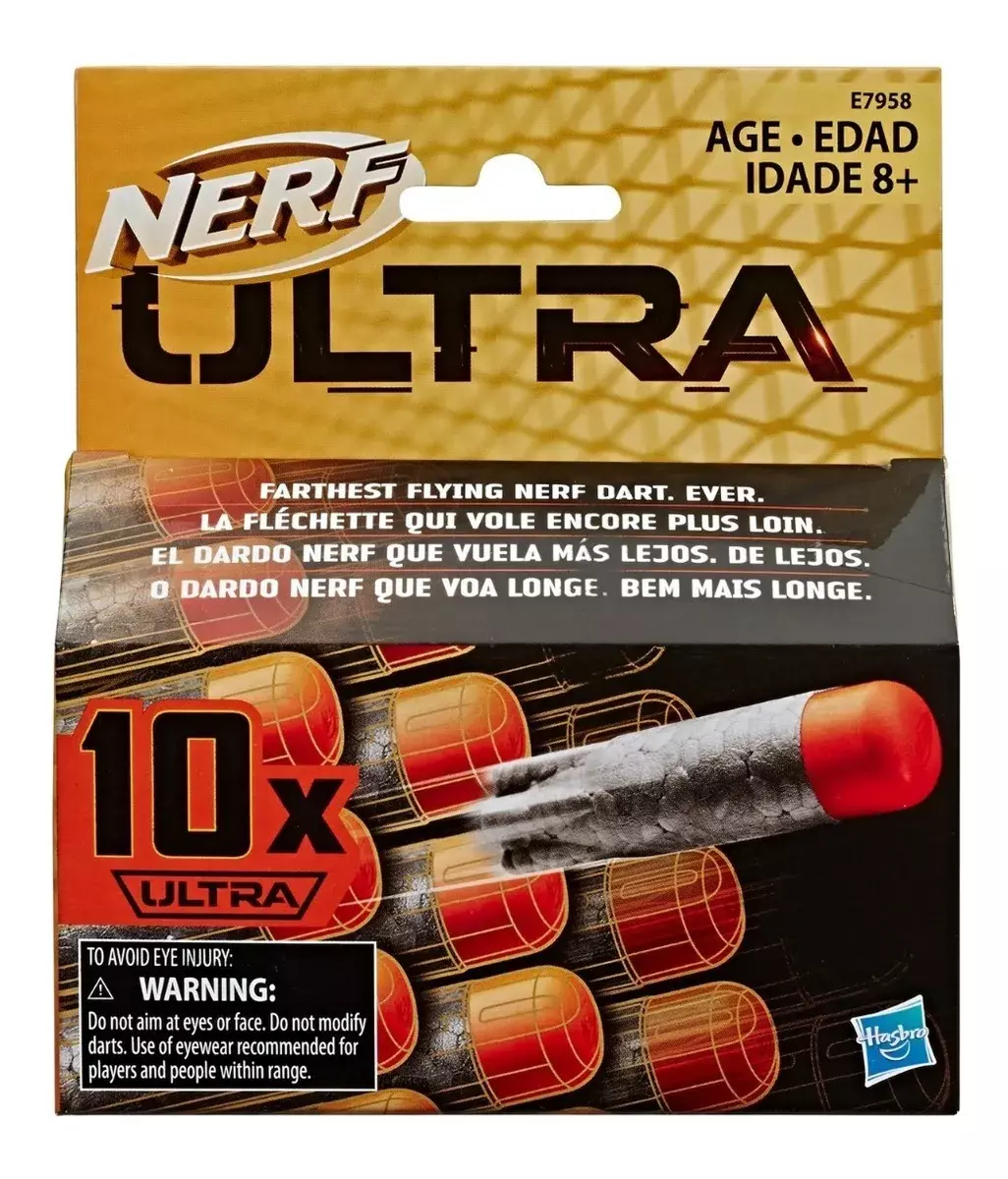 Nerf Ultra Pack 10 Dardos De Repuesto-0