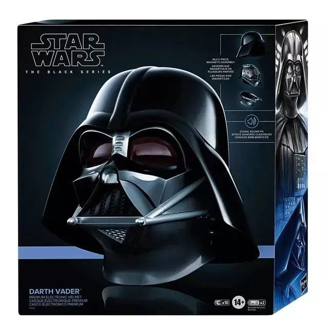 Casco Electronico Darth Vader Star Wars Black Series Hasbro-0