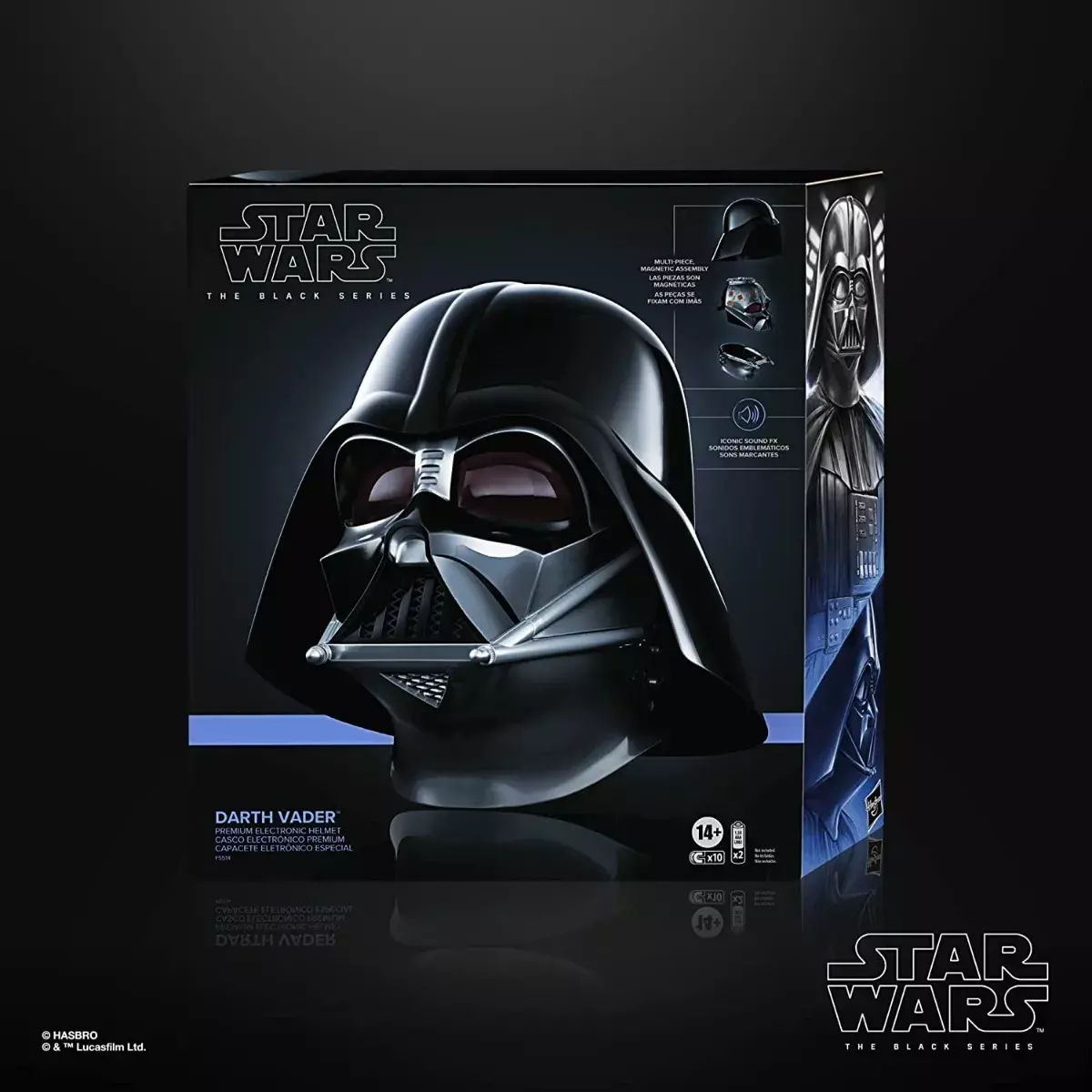 Casco Electronico Darth Vader Star Wars Black Series Hasbro-5