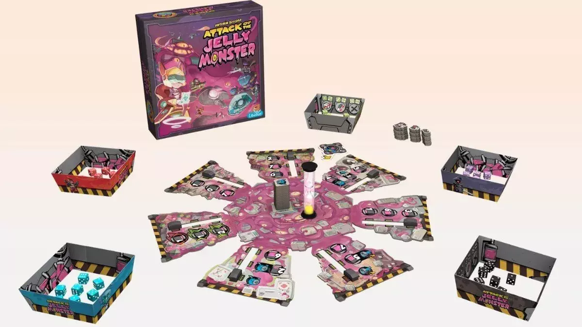 Juego Attack Of The Jelly Monster - Juego de Mesa - En Español-1