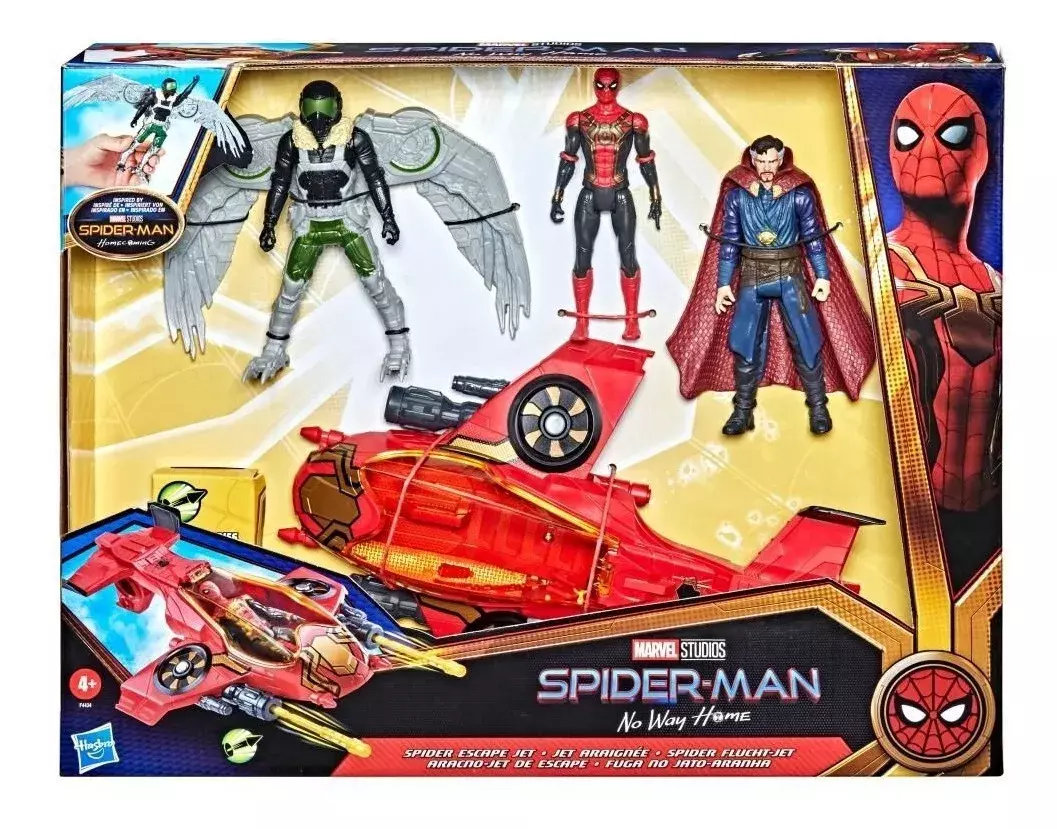 Figura Spiderman No Way Home - Aracno Jet De Escape Diverti-0