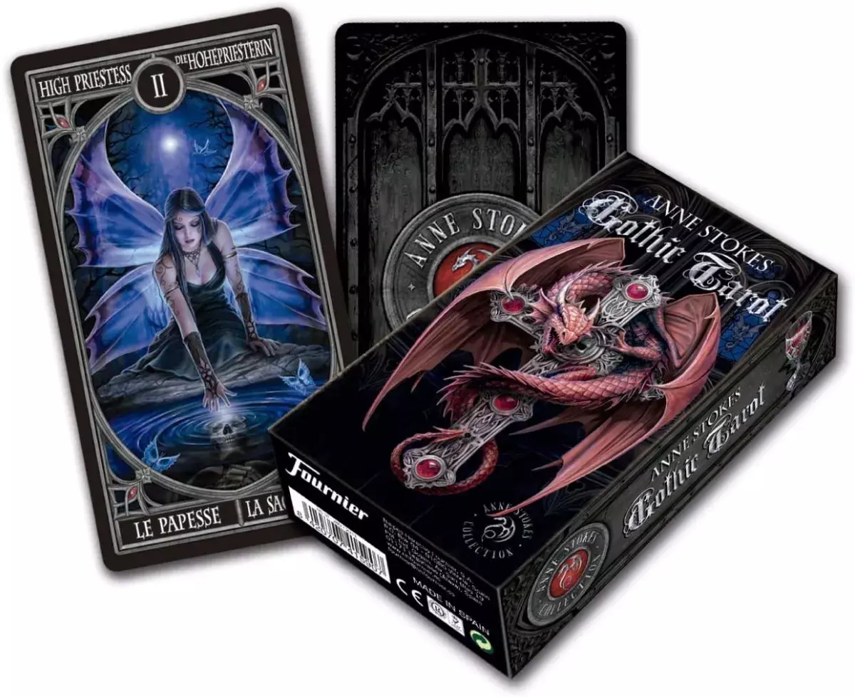 Baraja De Tarot Anne Stokes Gothic 78 Cartas - Español-2