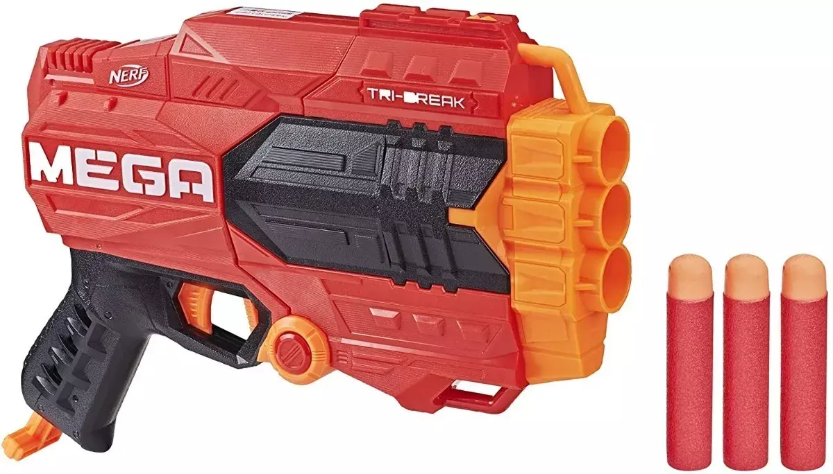Nerf N-strike Mega Tri-break Lanzador Dardos Nerf | Paris.cl