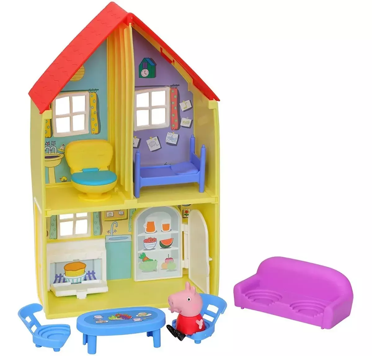 Peppa Pig Casa Familiar 7 Accesorios - Hasbro -1