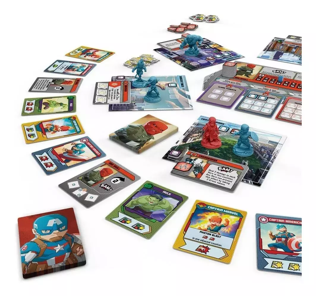 Marvel United Base - Juego De Mesa - Español -2