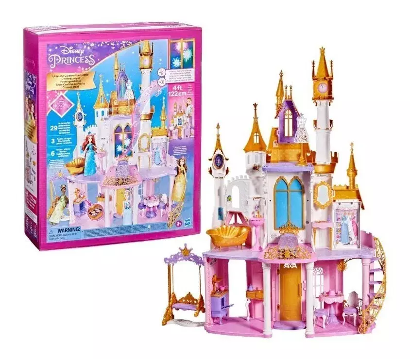 Disney Princesas - Gran Castillo De Fiesta 122 Cm -0