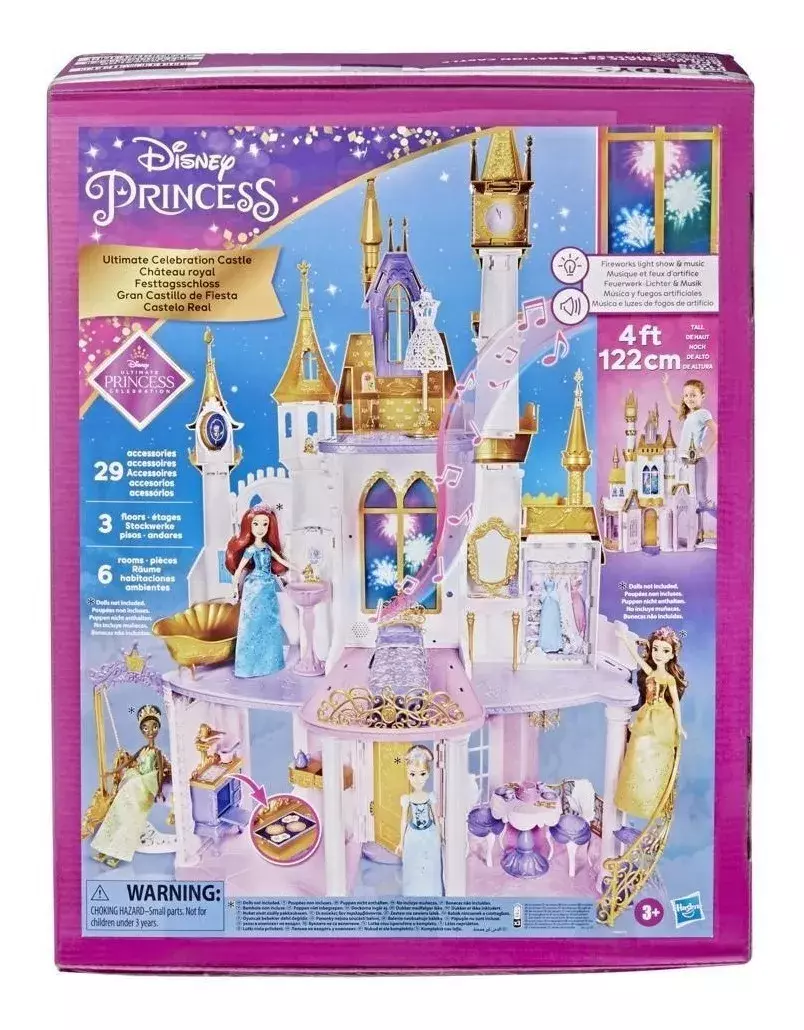 Disney Princesas - Gran Castillo De Fiesta 122 Cm -2