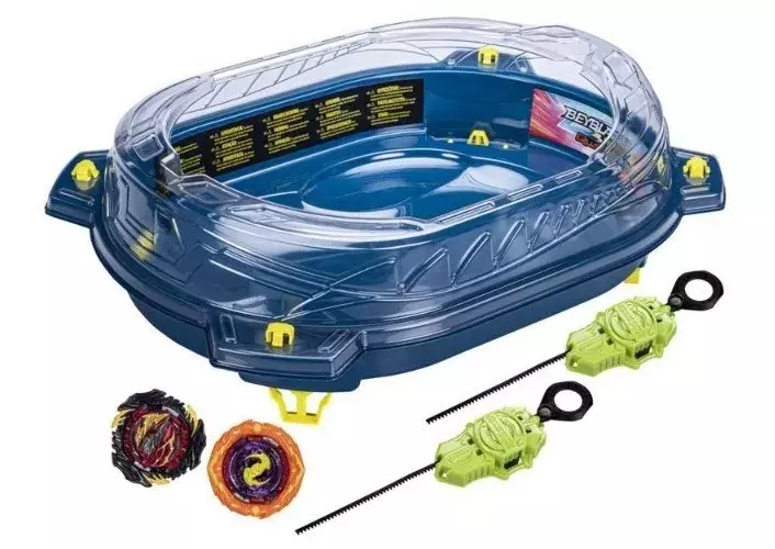 Estadio Cancha Beyblade Quadstrike Thunder Edge-2
