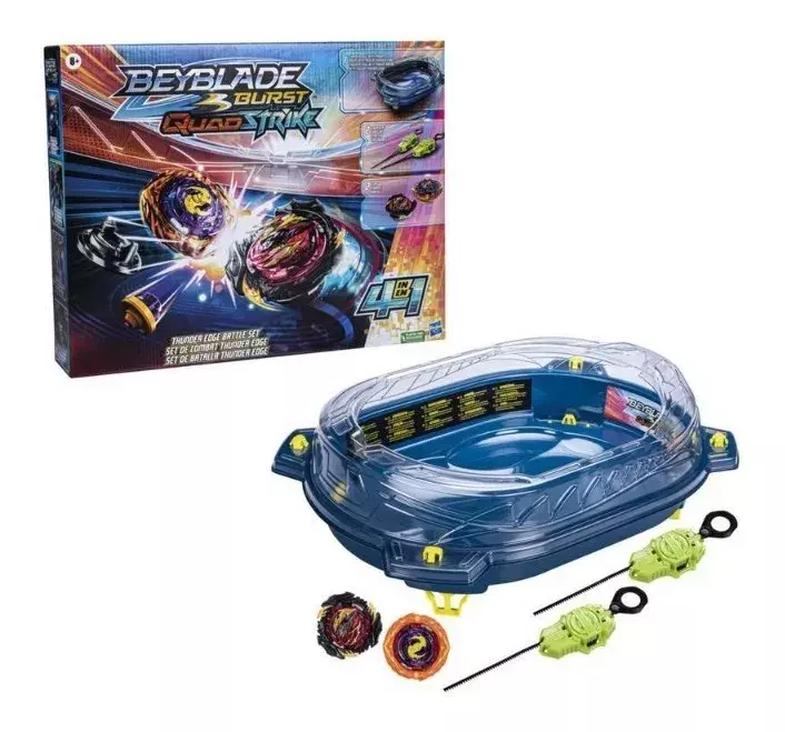 Estadio Cancha Beyblade Quadstrike Thunder Edge-0