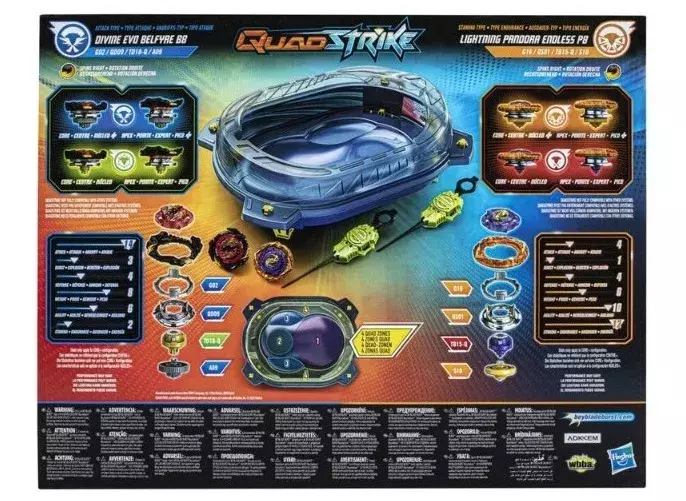 Estadio Cancha Beyblade Quadstrike Thunder Edge-3