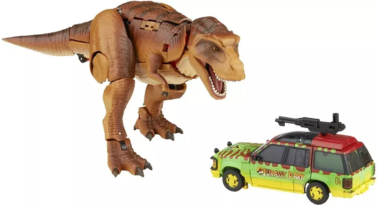 Figura Transformers Generacions Jurassic Park Rex & Autobot-7