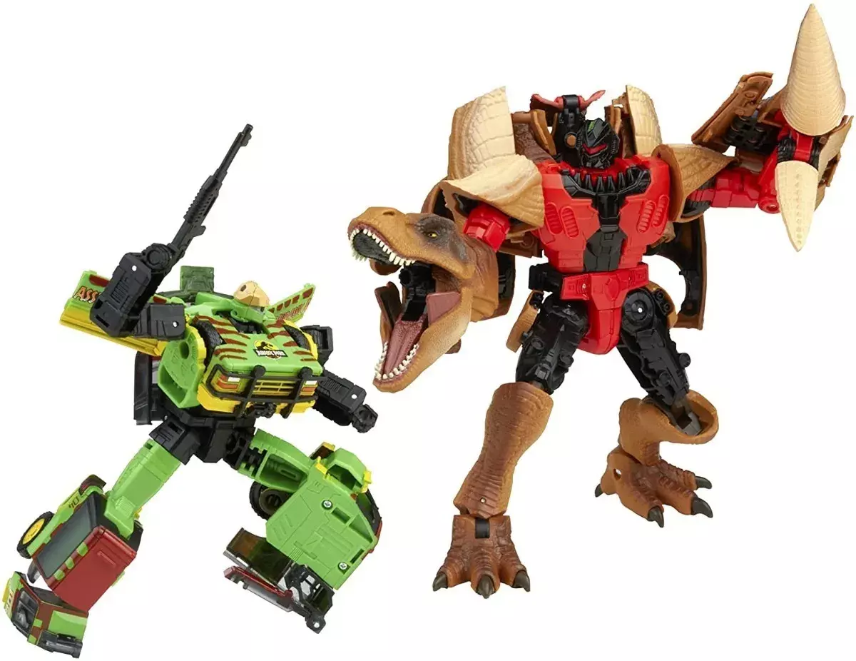 Figura Transformers Generacions Jurassic Park Rex & Autobot-0