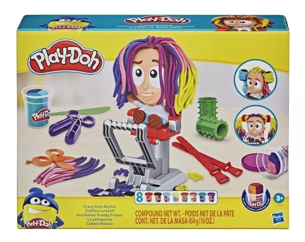 Play Doh Divertida Peluquería Original-0