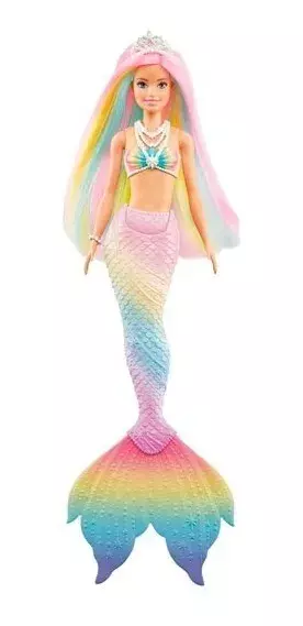Muñeca Barbie Dreamtopia Sirena Arcoiris Magico-2