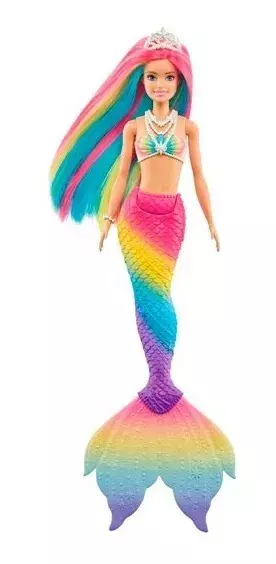 Muñeca Barbie Dreamtopia Sirena Arcoiris Magico-1