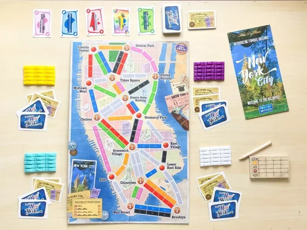 Juego Ticket To Ride New York Español -1