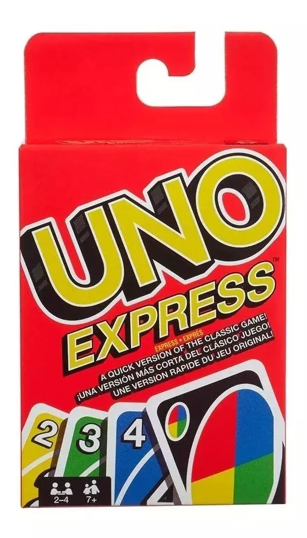 Uno Express - Juego Mesa - Mattel - Español - Rojo-0