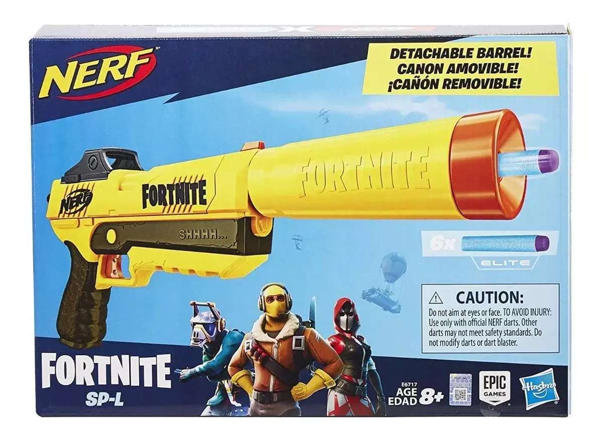 Lanzador Nerf Fortnite Sp-l Elite Dart Blaster-0