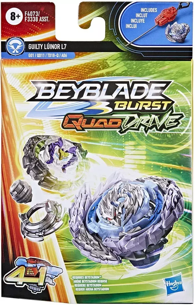 Beyblade Burst Quaddrive Guilty Luinor L7-0