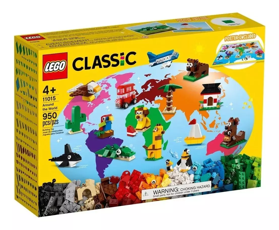 Lego 11015 Classic Alrededor Del Mundo 950 Piezas-0