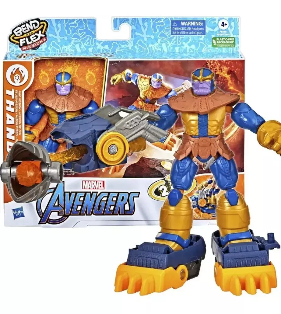 Figura Bend And Flex Missions Thanos Fire Mission-3
