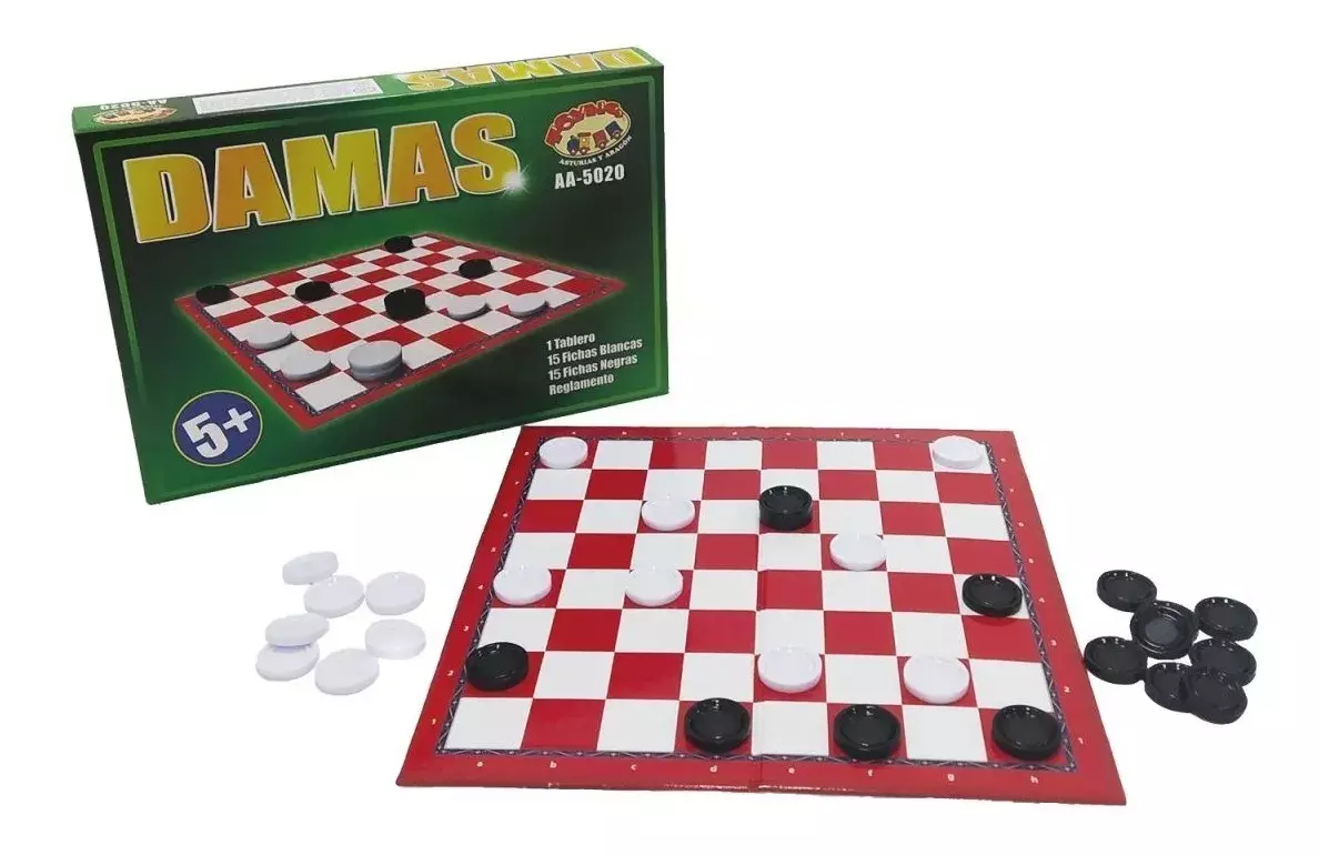 Juego De Mesa Clásico Damas Checkers - Español-1