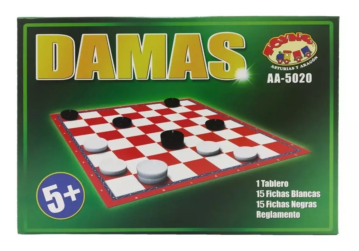 Juego De Mesa Clásico Damas Checkers - Español-0