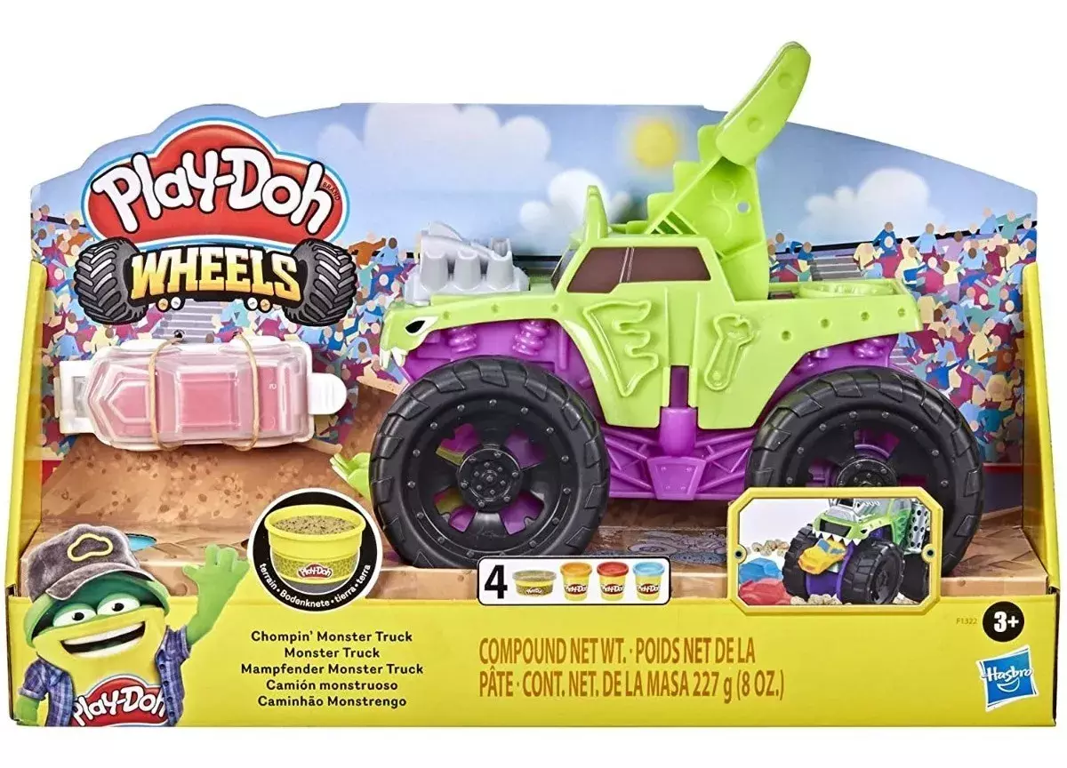 Play Doh Chompin Monster Truck - Camion Monstruoso-0