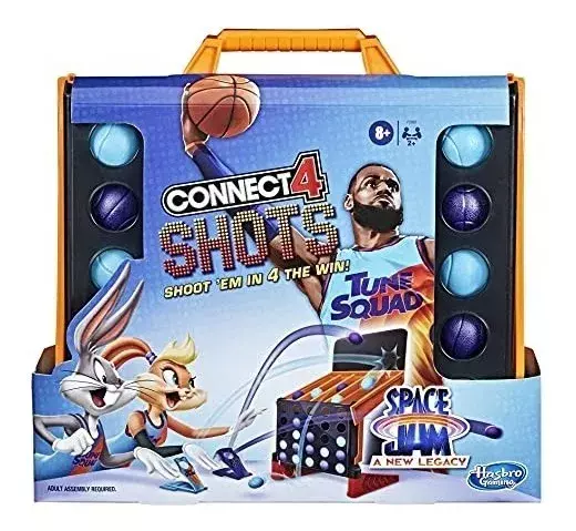 Space Jam 2 Connect 4 Shots Basket - Juego Mesa - Hasbro-0