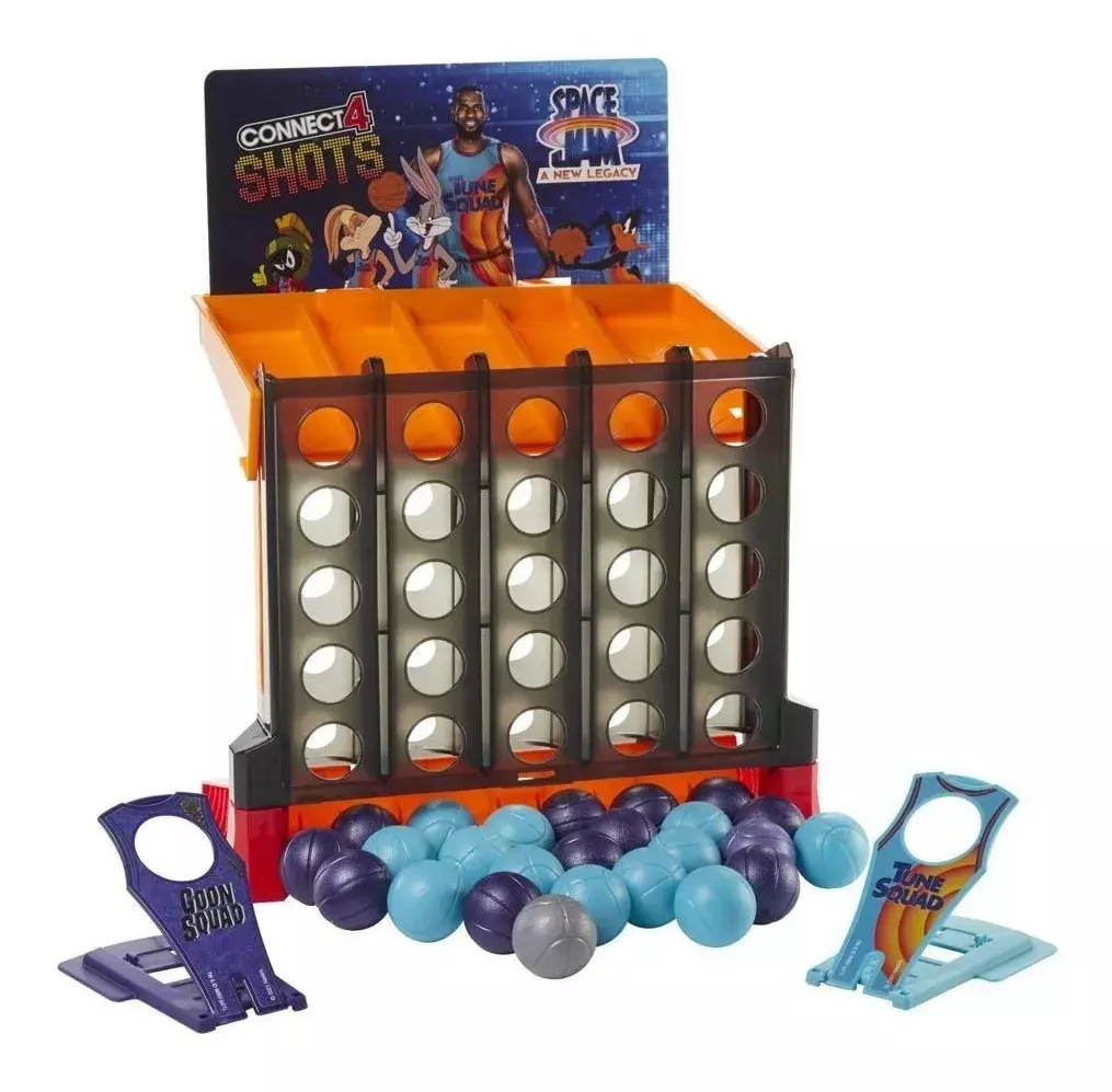 Space Jam 2 Connect 4 Shots Basket - Juego Mesa - Hasbro-1