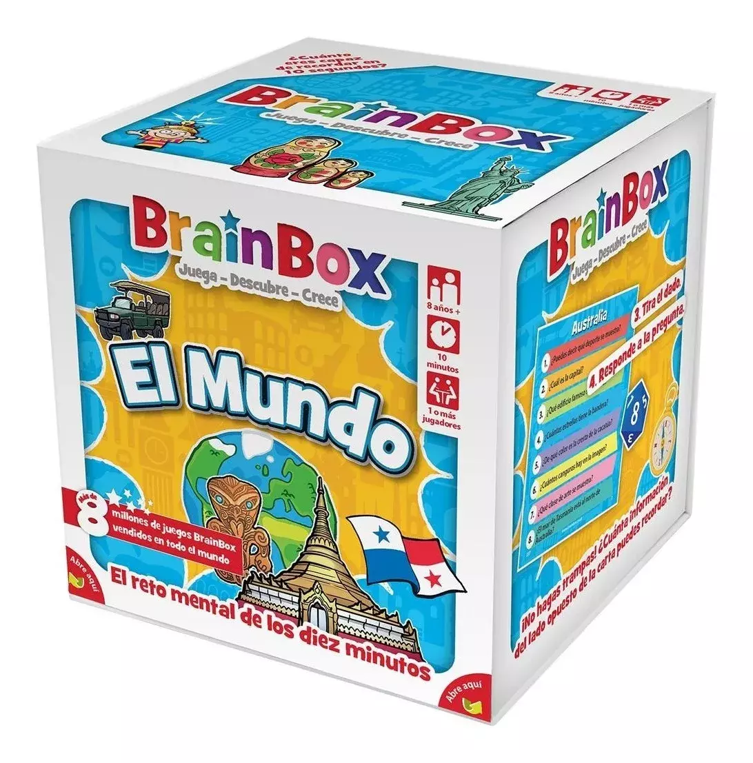 Brainbox El Mundo - Juego De Mesa - Español-0