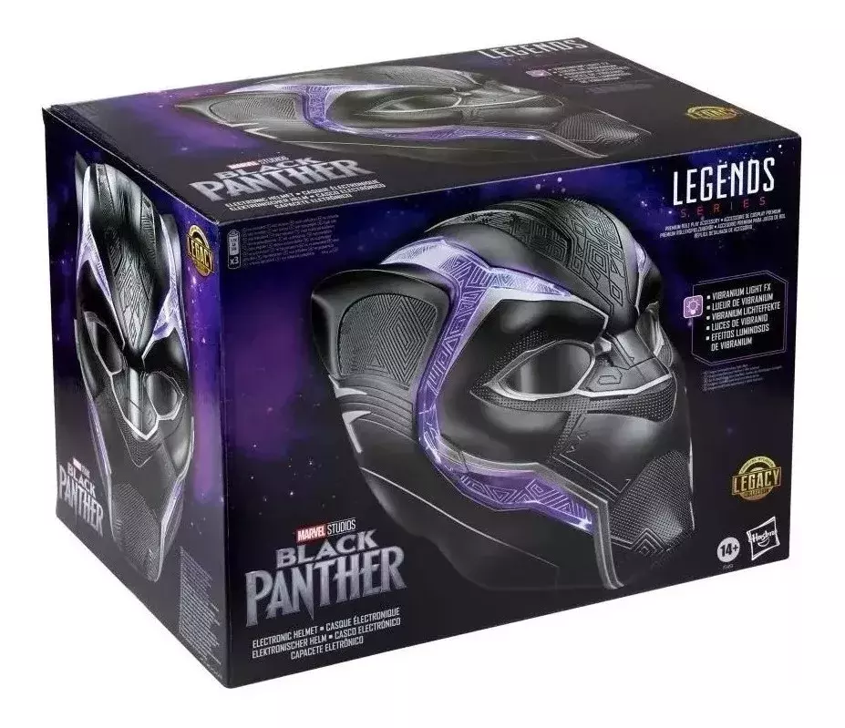 Casco Electronico Black Panther Marvel Legends-1