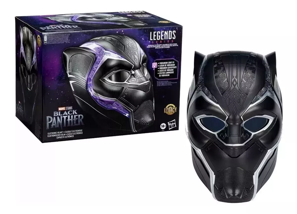 Casco Electronico Black Panther Marvel Legends-0