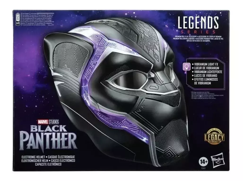 Casco Electronico Black Panther Marvel Legends-2